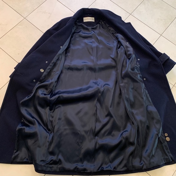 Vintage Mackintosh Long Wool Coat - Picture 5 of 10